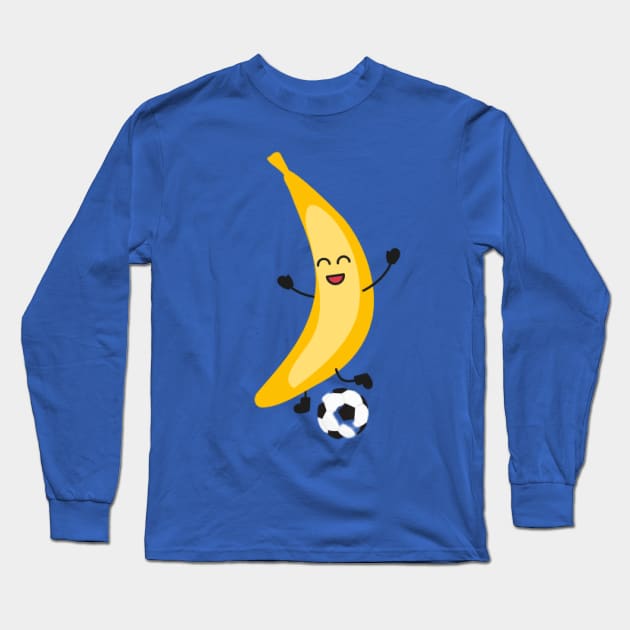 Banana smile Long Sleeve T-Shirt by houdasagna